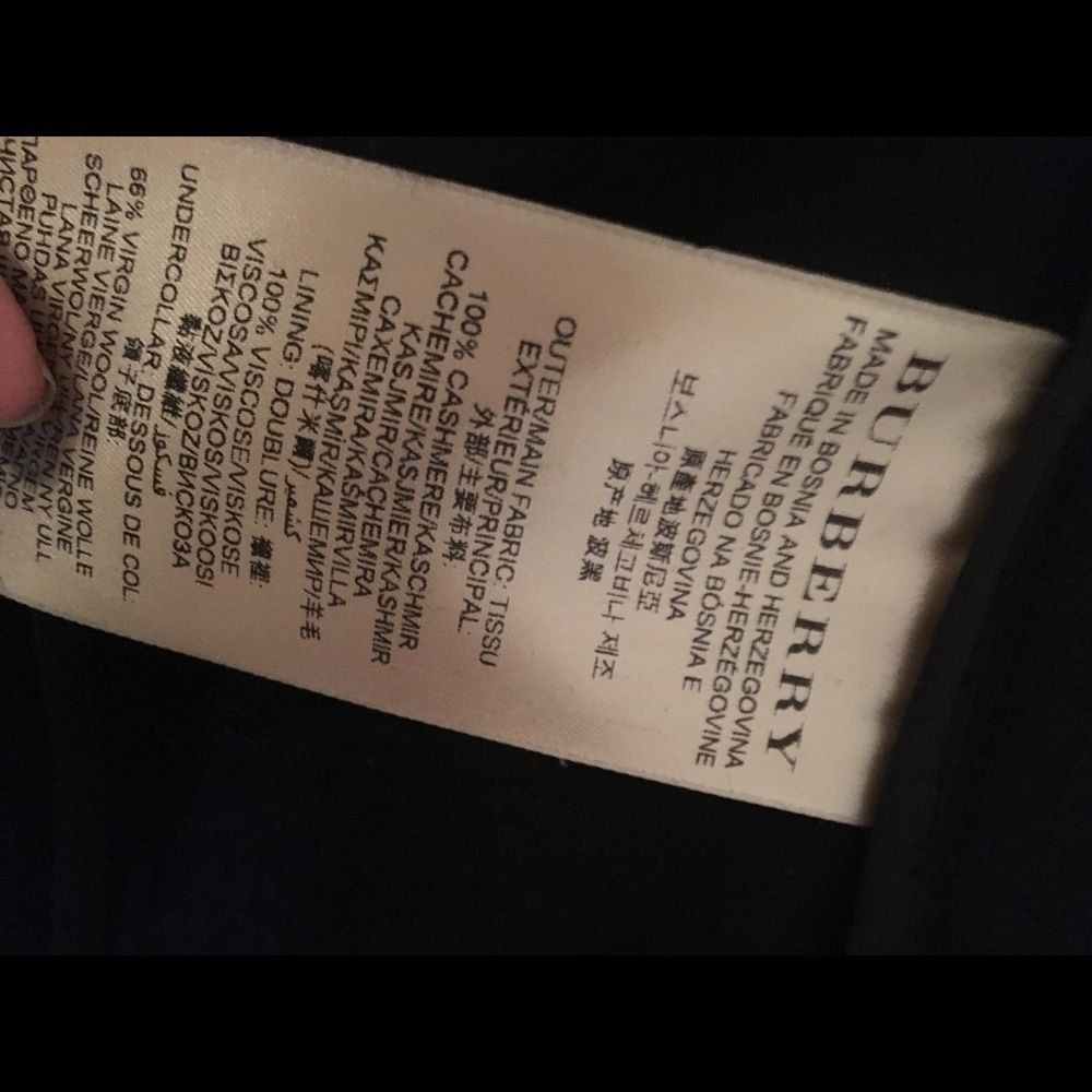 ⛔️SOLD⛔️ Burberry CASHMERE trench coat new - Picture 7 of 7